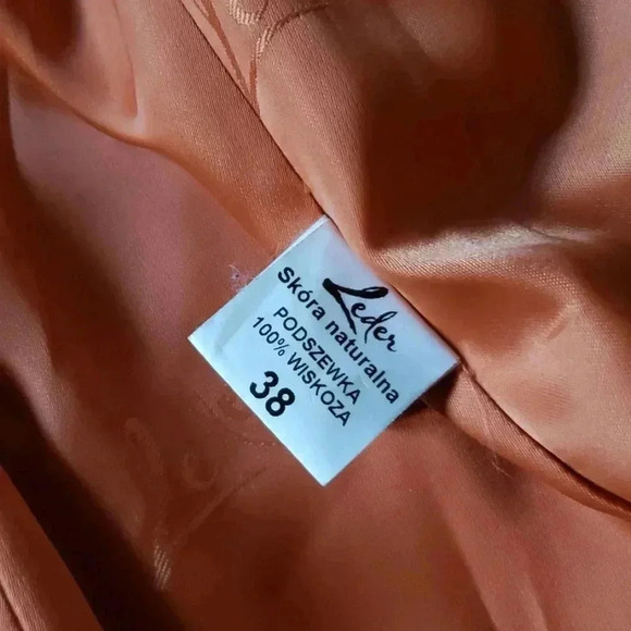 Vintage 80s Suede leather Blazer Padded shoulder Coat Jacket Rare! - Picture 5 of 8